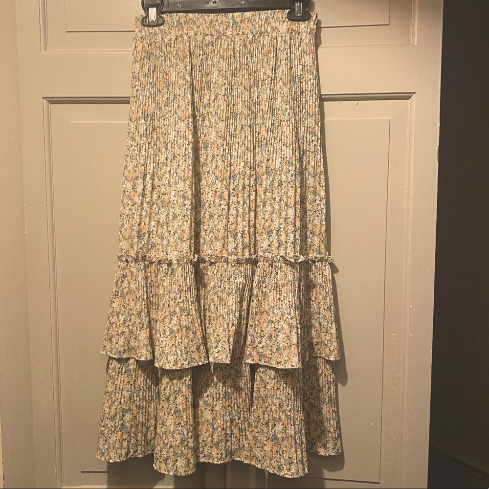 Floral MIDI Skirt